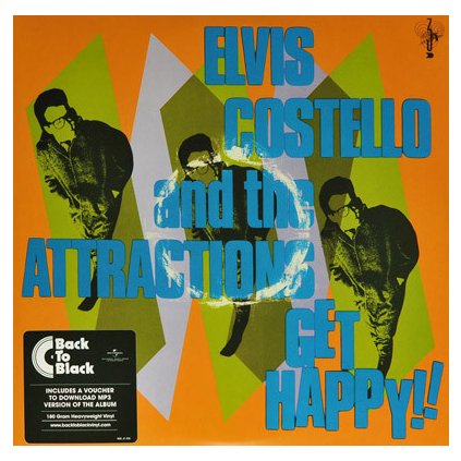 32946 costello elvis the attractions get happy vinyl 2lp 180