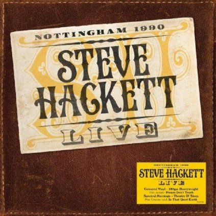 33879 hackett steve live notthingham 1990 vinyl lp