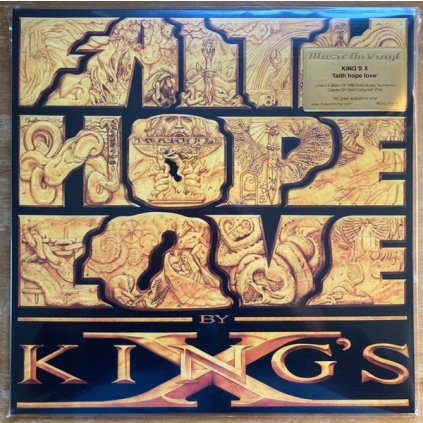 34407 king s x faith hope love vinyl 2lp gold limited