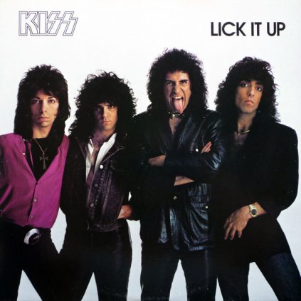 34431 kiss lick it up vinyl lp reissue