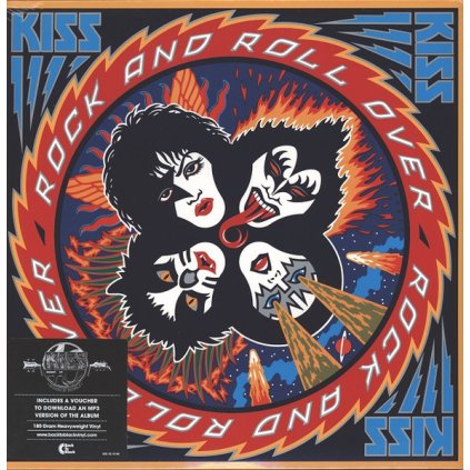 34440 kiss rock and roll over vinyl lp reissue 180g