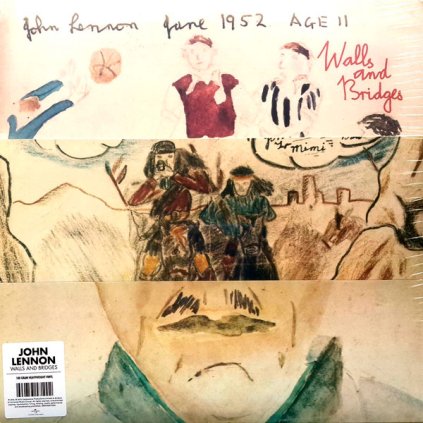 34530 lennon john walls and bridges vinyl lp rfeissued 180g