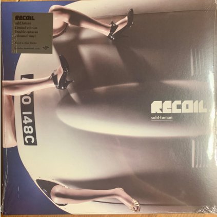 35892 recoil subhuman vinyl 2 lp limited reissue blue