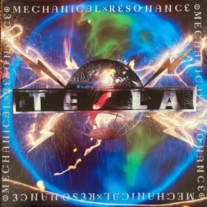 36753 tesla mechanical resonance vinyl lp rsd reissue clear blue