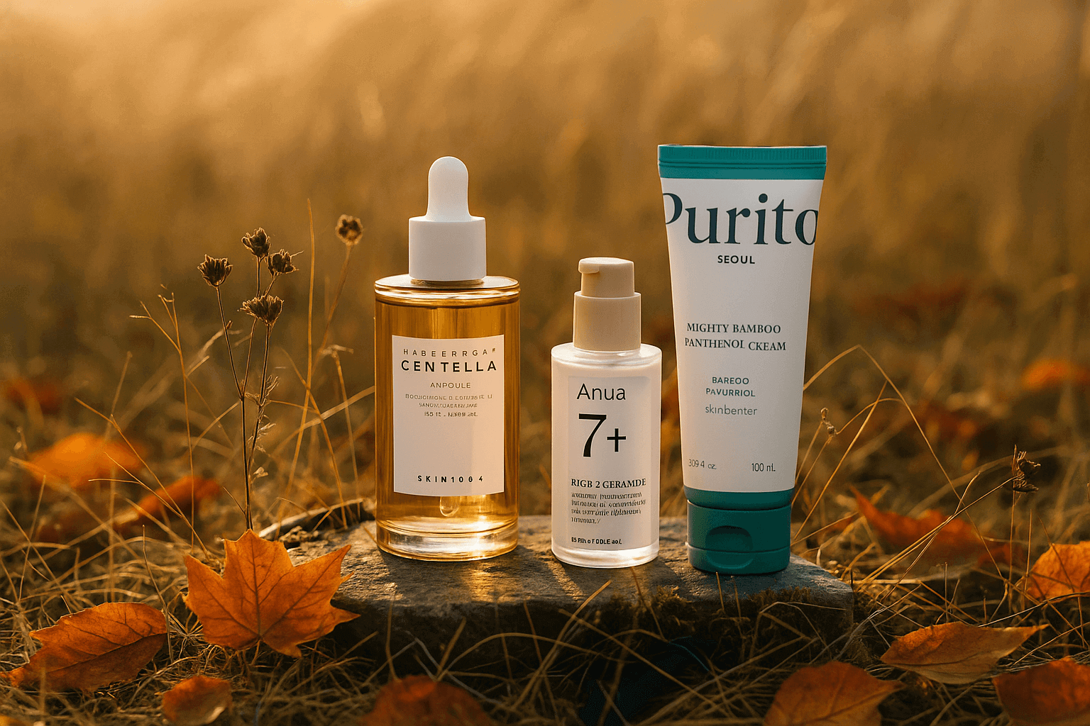 Podzimní bariérová péče: ceramidy, niacinamid a SPF v 3 - 4 krokové rutině