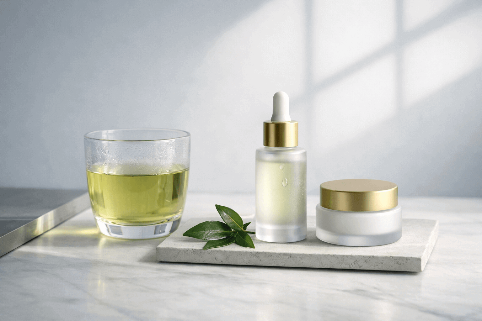 Zelený čaj na pleť: účinky, pro koho je a jak ho používat v rutině