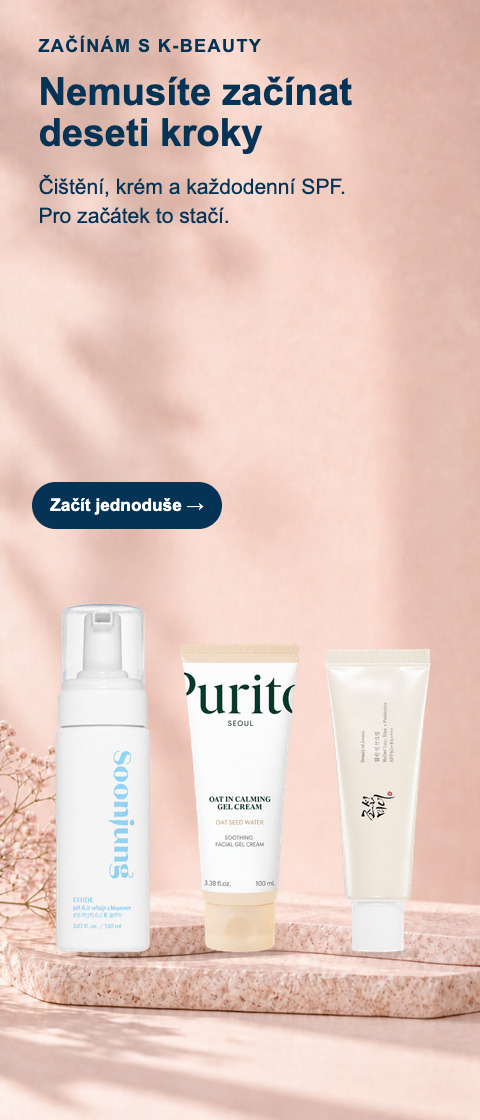 Jednoduchá K-beauty rutina pro začátečníky – čištění ETUDE, krém PURITO a SPF Beauty of Joseon