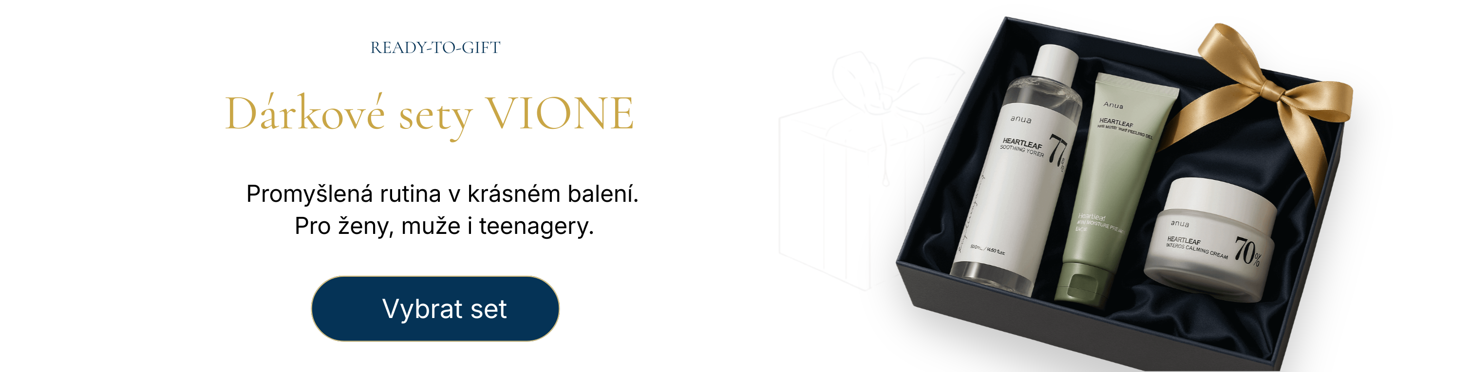dárkové sety VIONE - hotové rutiny