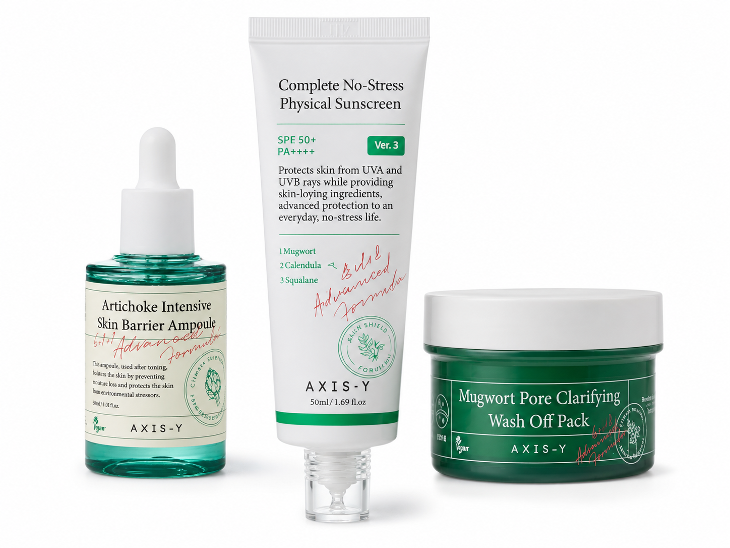 AXIS-Y SPF ampule a maska v dárkovém skincare setu