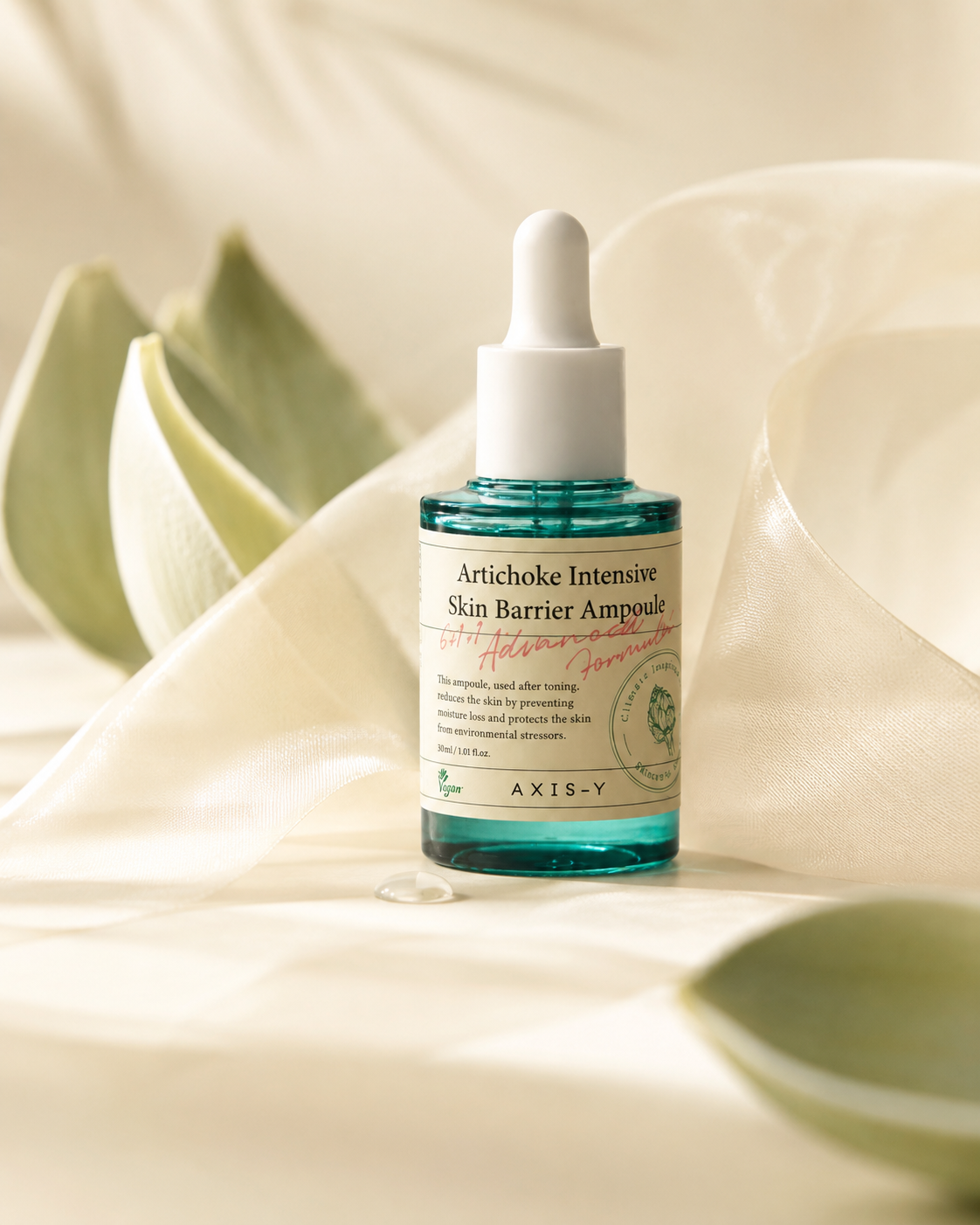 AXIS-Y Artichoke Intensive Skin Barrier Ampoule jako hlavní ampule před krémem