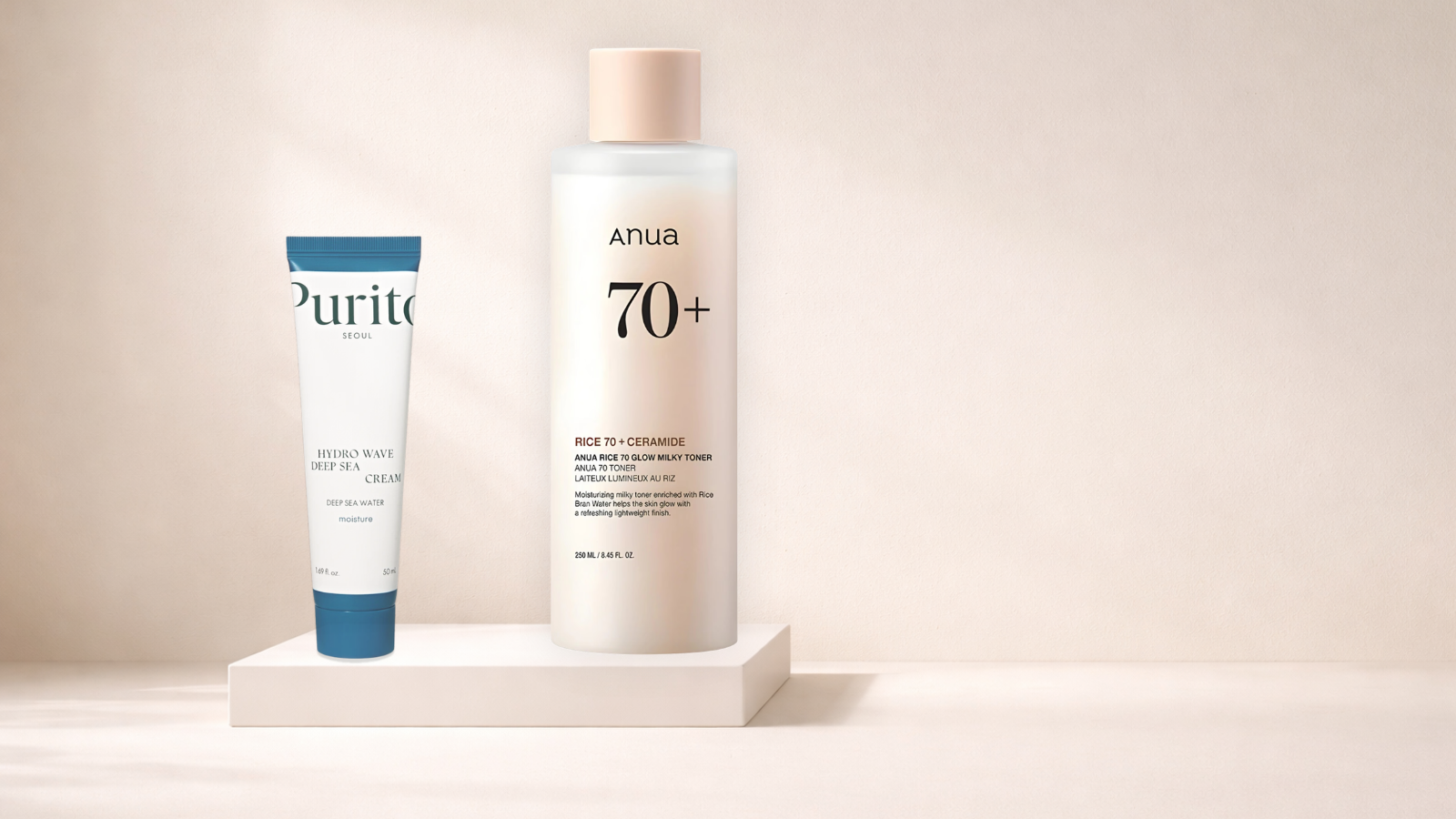 Odlehčit a hydratovat – ANUA Rice 70 a PURITO Hydro Wave