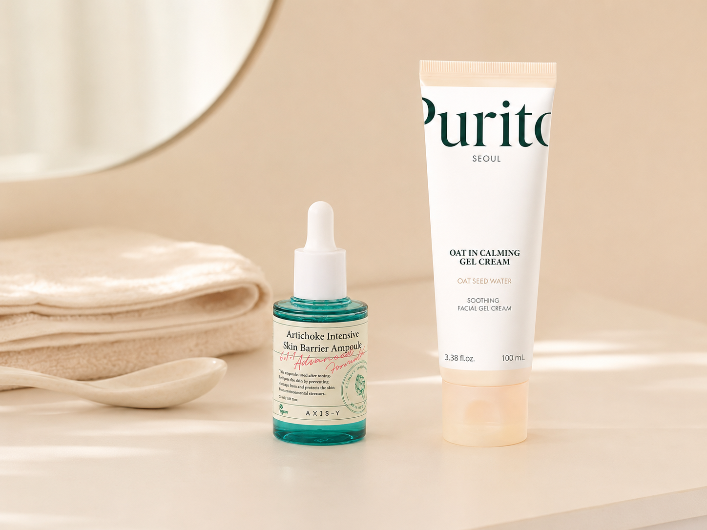 Návrat ke klidné skincare rutině s AXIS-Y ampulí a PURITO gel krémem