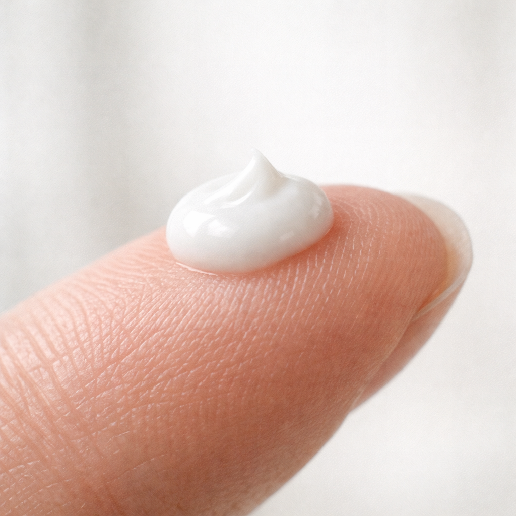 Krém jako finální krok hydratace