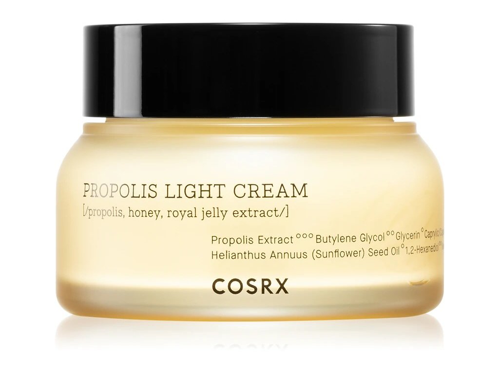 COSRX Full Fit Propolis Light Cream – lehký hydratační krém s propolisem, medem a royal jelly