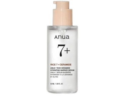 Hydratační bariérové sérum s rýží a ceramidy, 50 ml – lehká gelová textura pro citlivou pleť