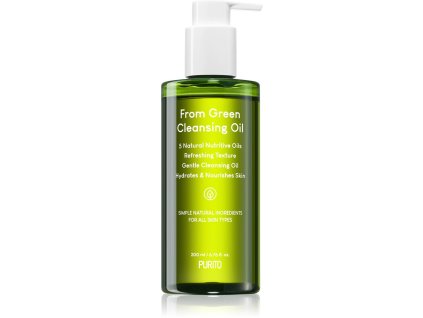 Purito From Green Cleansing Oil 200 ml – wegański hydrofilowy olejek do demakijażu makijażu i filtrów SPF w butelce z pompką