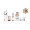 5krokový unisex set pro citlivou pleť – Anua Rice Enzyme Brightening Cleansing Powder 40 g, Anua Heartleaf 77% Soothing Toner 250 ml, mixsoon Bean Essence 50 ml, Plc Vita Liposome Oil Ampoule 50 ml a Anua Heartleaf 70 Intense Calming Cream 50 ml. Sleva - 15%.