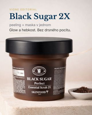 Někdy chceš jen jeden luxusní moment — a pleť, která působí hladší, měkčí a „upraveně“. Black Sugar 2X je peeling + maska...