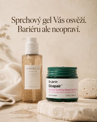 Sprchový gel Vám pleť osvěží. Bariéru ale neopraví. Po dnech na slunci, v soli a chlóru zůstává kožní bariéra oslabená – i...