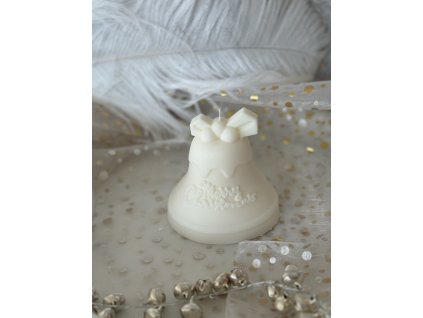Vánoční kolekce Viore candles: zvoneček s nápisem Merry Christmas