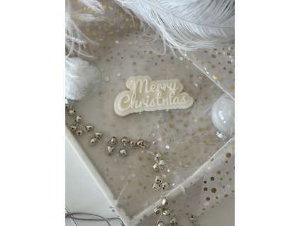 Vánoční kolekce Viore candles: nápis Merry Christmas