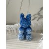 Velikonoční svíčka zajíčka v modré ombré barvě