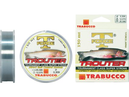 Trabucco vlasec T-FORCE TROUTER 150m (Varianta 0,14mm)
