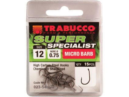 Trabucco háčky Super Specialist 15ks (Varianta vel. 8)