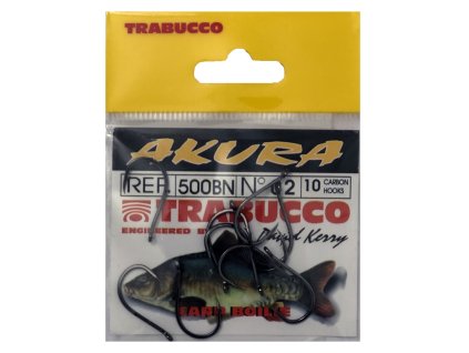 Trabucco háčky AKURA 500BN 10ks (Varianta vel. 3/0)