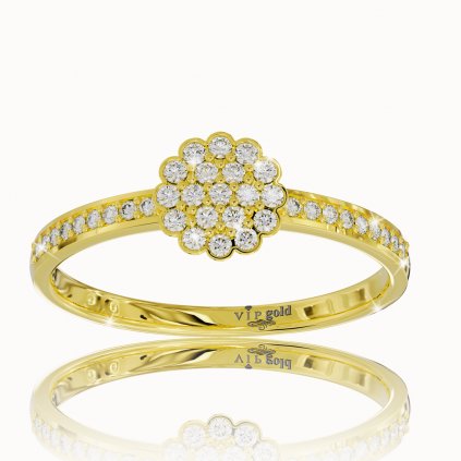 Zlatý briliantový prsteň R330-44869z