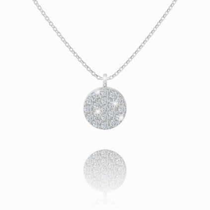 Delicate celebrity in white gold, 14K