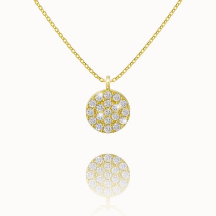 Delicate celebrity in yellow gold, 14K