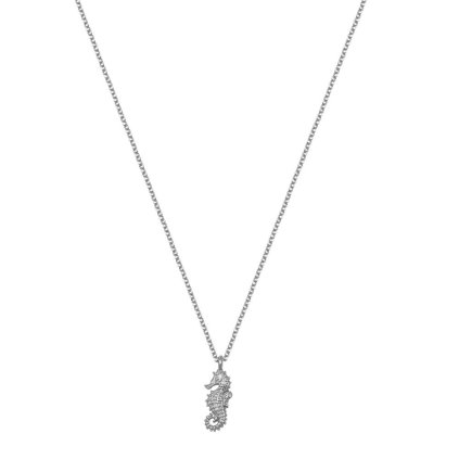 Celebrity Seahorse made of 14K white gold
