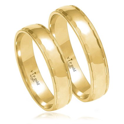 Svadobné obrúčky O-8228 - žlté zlato