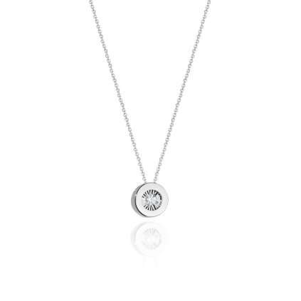 Delicate celebrity with a diamond, 14K white gold