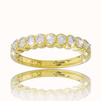 Diamantový prsteň v žltom zlate R35148z