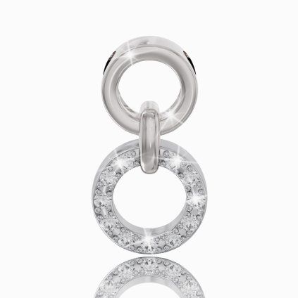 Diamond pendant in 14K white gold