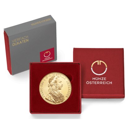 zlata minca 4 dukat frantisek jozef vipgold