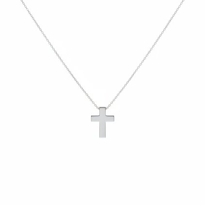 VIPgold krizik z bieleho zlata