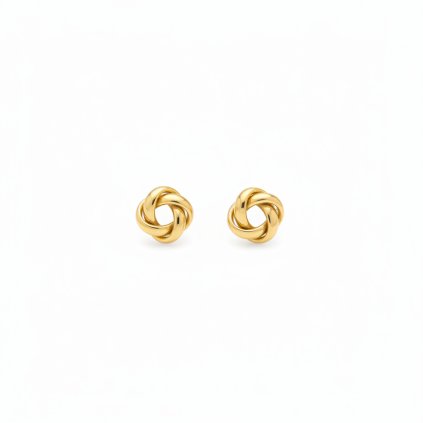 VIPgold zlate nausnice uzliky zo zlteho zlata