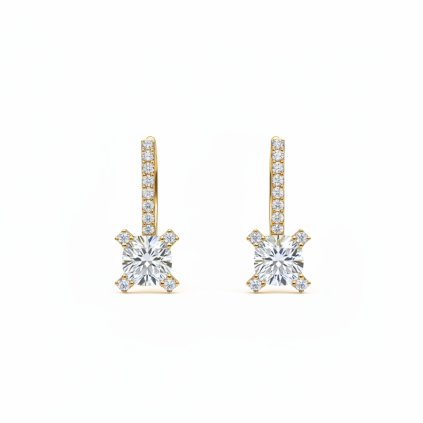 VIPgold nausnice sparkle zlte zlato