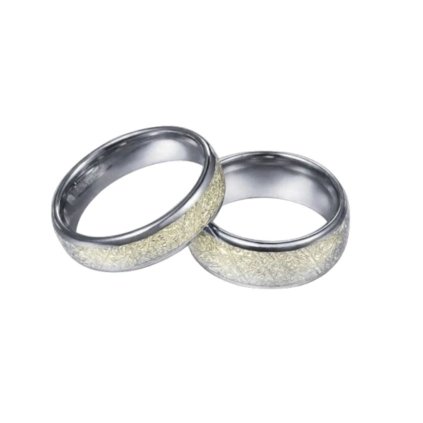 VIPgold svadobne obrucky z volframu