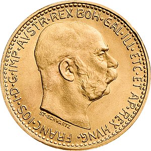 Zlatá minca 100 Kronen Österreich František Jozef 30,48g