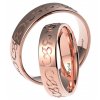 Svadobné obrúčky 7324 - červené zlato