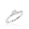 Zásnubný prsteň s briliantmi z bieleho zlata R0563-58836