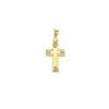 14K gold cross pendant