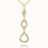 Elegant celebrity in yellow gold, 14K