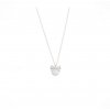 Celebrity pearl with bow, 14K white gold
