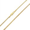 Fox Tail gold chain made of 14K yellow gold