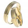 Svadobné obrúčky 7450  - žlté zlato
